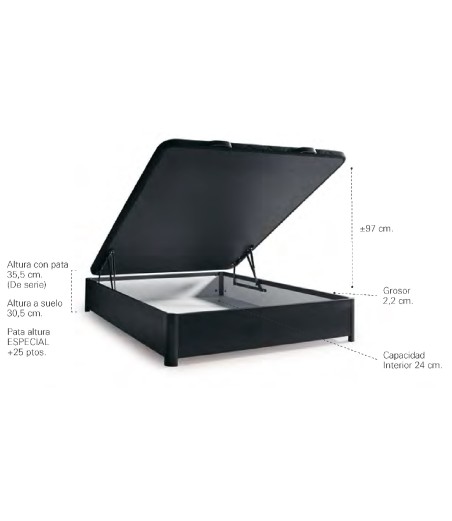 Canapé air2vio Valencia medidas