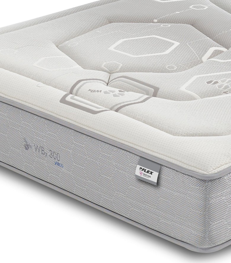 Detalle del colchón Bioceramics Wbx300 Visco de Flex.